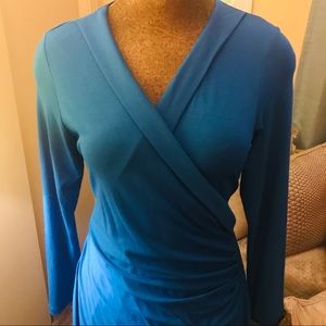 Banana Republic Petite Faux Wrap Dress
